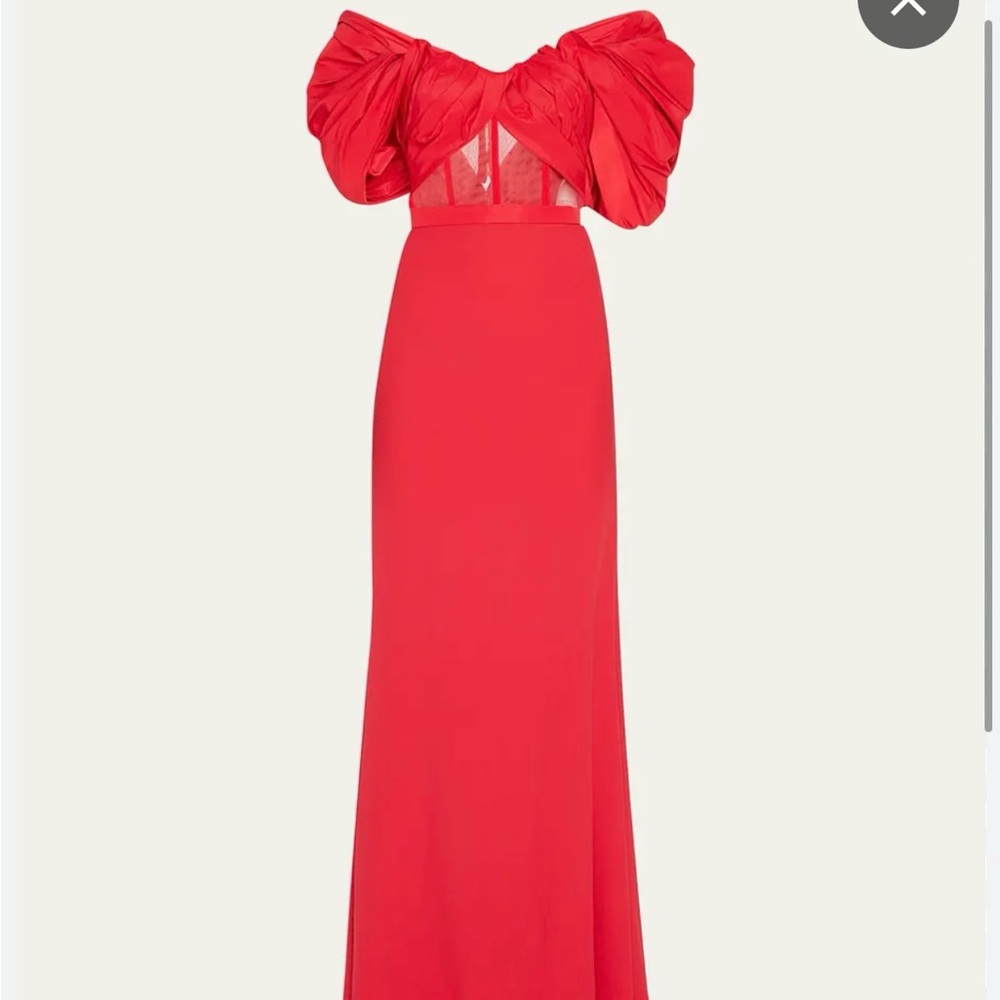 Alexander McQueen read evening gown - Picture 2 of 3